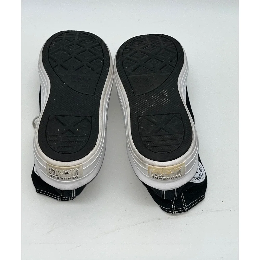 Converse All Star Move Platform High Top Sneakers Black White‎ Women's 10